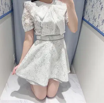 evelyn 반팔 레이스 올인원