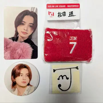 마츠다 진 세트 캡슐 토이 가챠 트레이딩 카드 캔뱃지 INI XQUARE