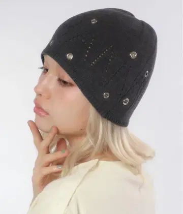 ACRENT 펀칭 썸머 니트 비니