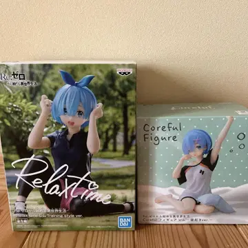 BANDAI Re: 제로 렘 Relax time 피규어