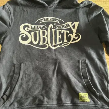 Subciety 블랙 후드티