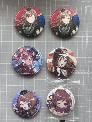 뱅드림 이마이 리사 Roselia 캔뱃지