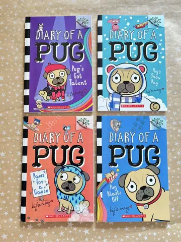 [ 새상품 영어 ] Diary of a Pug 4권 세트