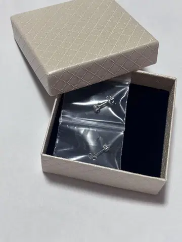 0.3ct 모이사나이트 액세서리 귀걸이 양쪽용 설명서 박스 포함
