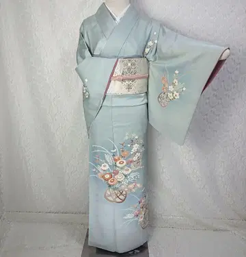 순수 실크 호몬기 4점 풀세트 입학식 졸업식 결혼식 오미야마이리 시치고산