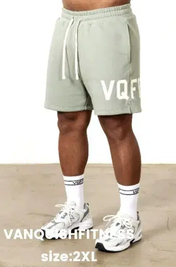 VANQUISH FITNESS 그린 숏팬츠 2XL