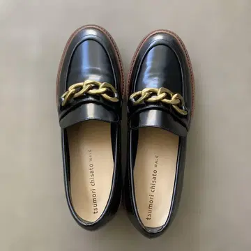 새상품급 tsumori chisato 블랙 로퍼 23