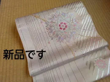 순수 실크 나고야 오비 (니시진 비단)