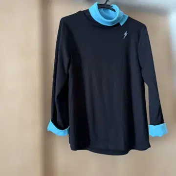 슈퍼 레이디 야마모토 간사이 티셔츠 블랙 & 블루