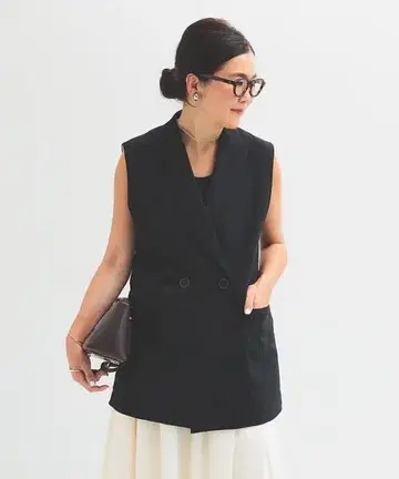 [ Demi-Luxe BEAMS ] 피크 라펠 2 버튼 베스트 36