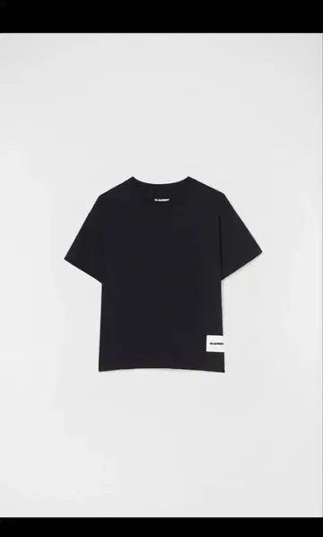 질 샌더 팩 T셔츠 블랙 M 사이즈