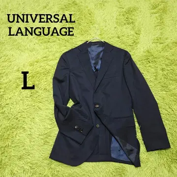 [ 유니버설 랭귀지 ] 테일러드 자켓 M 네이비 카노니코 비즈니스