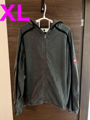C.E OVERDYE TAPED LIGHT ZIP HOODY