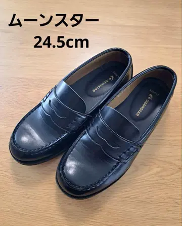 문스타 로퍼 24.5cm 3E 블랙
