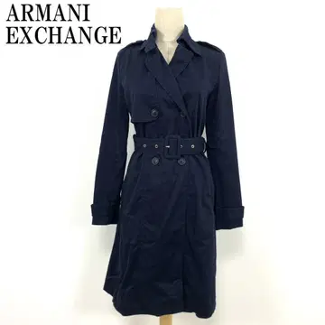 LA4662 아르마니 익스체인지 트렌치코트 네이비 XS