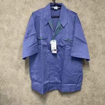 ATHIT 반팔 블루종 3L 작업옷 고급 초특가 퍼플