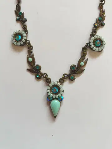 가격 인하! 미하엘 네그린 터콰이즈 목걸이