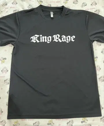 King Rage T셔츠 L 사이즈 블랙 드라이