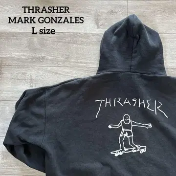 THRASHER MARK GONZALES 콜라보 후드티 L 별주