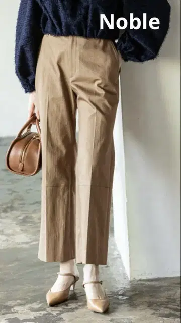 [새상품급] Noble 빈티지 데님 크롭 팬츠