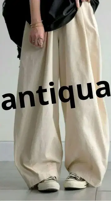 antiqua 안티카 키우는 린넨 팬츠