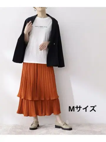 티어드 플리츠 스커트 N. Natural Beauty Basic