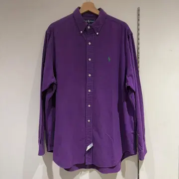 랄프 로렌 버튼 다운 셔츠 원 포인트 포니 샤모아 아크로스