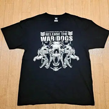 신일본 프로레슬링 T셔츠 XL WAR DOGS