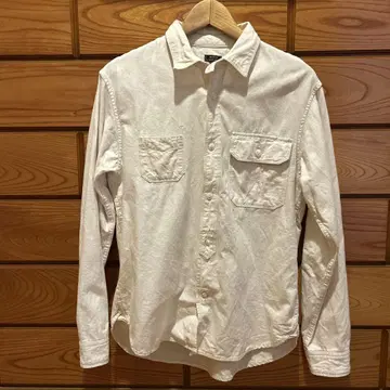Schott Bros. 화이트 긴팔 셔츠 사이즈 L