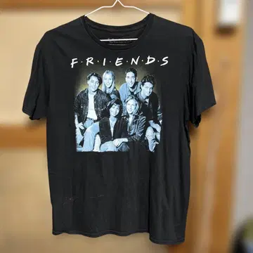 FRIENDS 프렌즈 해외 드라마 티셔츠 블랙 L