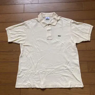 LACOSTE 라코스테 남성용 피케 셔츠 크림 사이즈 5