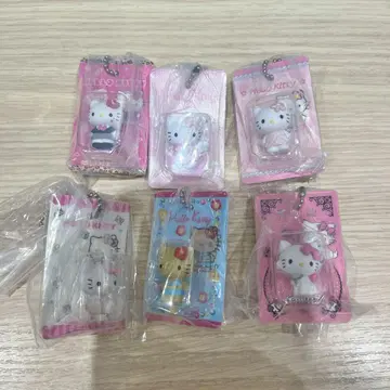 산리오 헬로키티 패키지 미니어처 컬렉션 6종 컴프 가챠