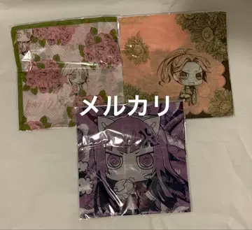 길티 크라운 플라워 모티브 손수건 3종 츠구미 아야세 이노리