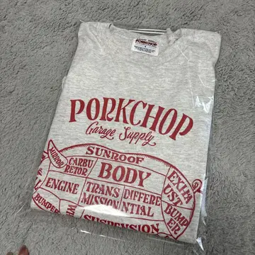 PORKCHOP T셔츠 그레이 s사이즈 미사용 새상품