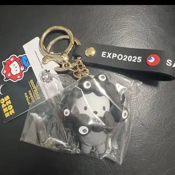 오사카 간사이 만박 산리오 블랙 미야쿠미야쿠 포차코 블랙 키링