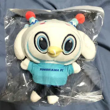 요코하마FC 후리마루 시나모롤 마스코트 봉제 인형 키링