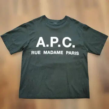 A.P.C. 아페쎄 오버 사이즈 로고 프린트 T셔츠 S 사이즈