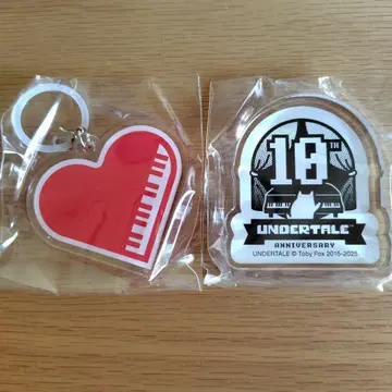 UNDERTALE 10주년 아크릴 스탠드 언더테일 가챠