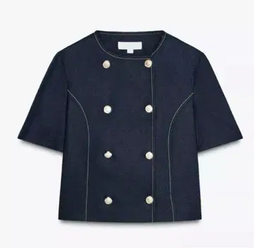 zara 더블 브레스트 사양 숏 슬리브 블레이저