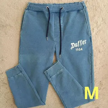 DUFFER 인디고 맨투맨 팬츠 M