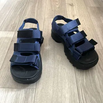 MEI 메이 네이비 스포츠 샌들 벨크로