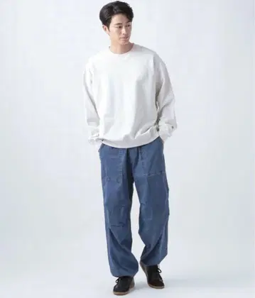 베이플로우 소프트 데님 패슈트 팬츠 다크 블루 L 8990