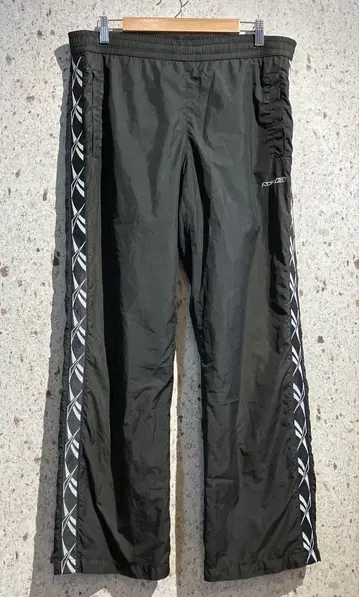 90s 리복 나일론 팬츠 블랙 빈티지