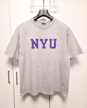 챔피온 NYU 유니버시티 T셔츠 후지이 카제 착용 L 사이즈