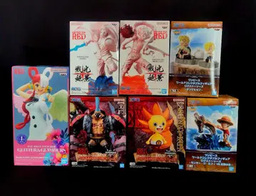원피스 피규어 7세트 미개봉 미사용 BANPRESTO [ RED ]
