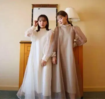 완판템! Acka sheer over onepiece 베이지