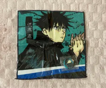 주술회전 후시구로 메구미 미니 타월&캔뱃지 소년 점프 캔