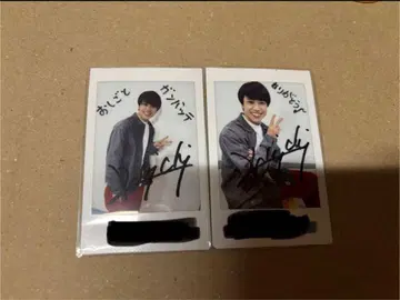 유모토 켄이치 친필 사인 폴라로이드