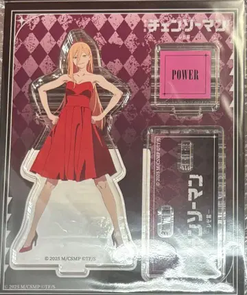 체인소 맨 극장판 레제편 파워 아크릴 스탠드 TSUTAYA 시부야