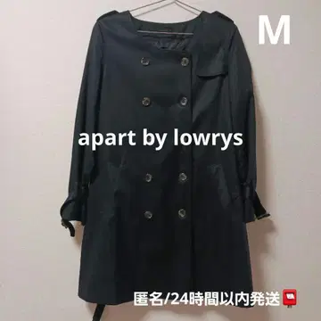 apart by lowrys 노카라 트렌치코트 블랙 M